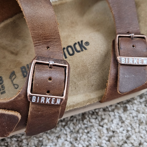 Birkenstock - Sonora Multi Strap Sandal - Cognac Oiled Leather - 38 Regu… - Picture 5 of 5